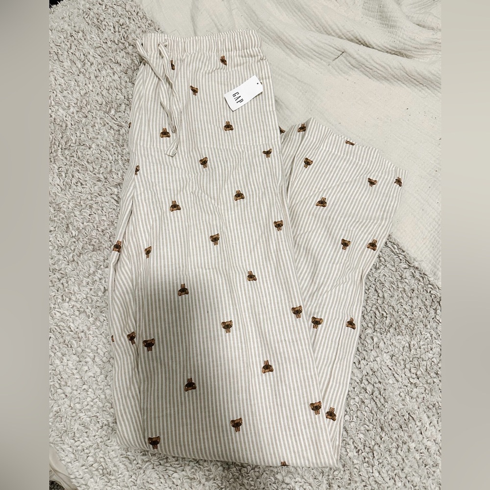 GAP Brannan Bear Striped Pajama Pants